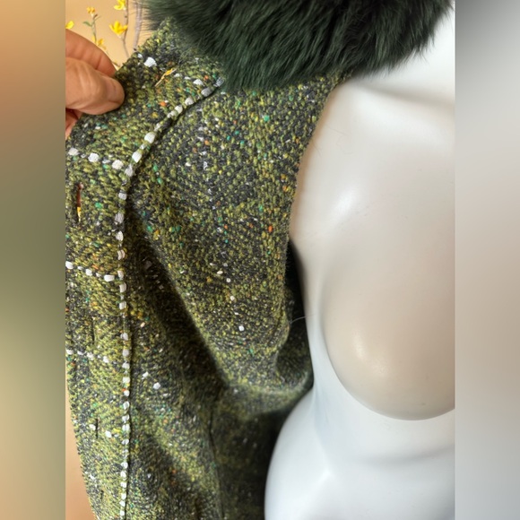 Fabulous VALENTINO unlined Coat s 10(fit M/S) 76%Wool,20Polyester3Viscosa1Cotton - Picture 5 of 12